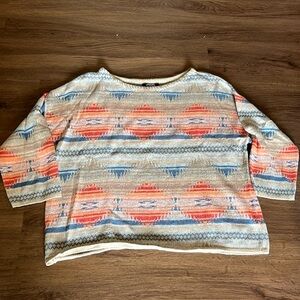 Chaps Aztec western sweater XL